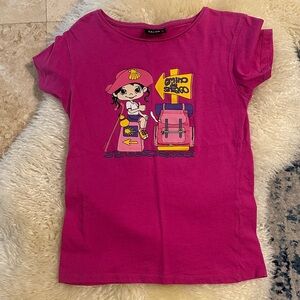 Kids Fuchsia Graphic Tee